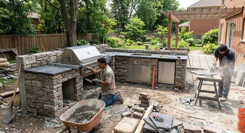 Outdoor Kitchen Remodeling in Pearland, TX
