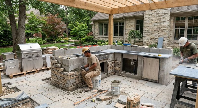 Outdoor Kitchen Construction in Santa Rosa, CA