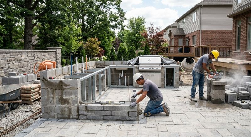 Outdoor Kitchen Installation in Conroe, TX