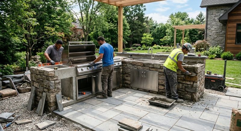 Outdoor Kitchen Remodeling in Katy, TX